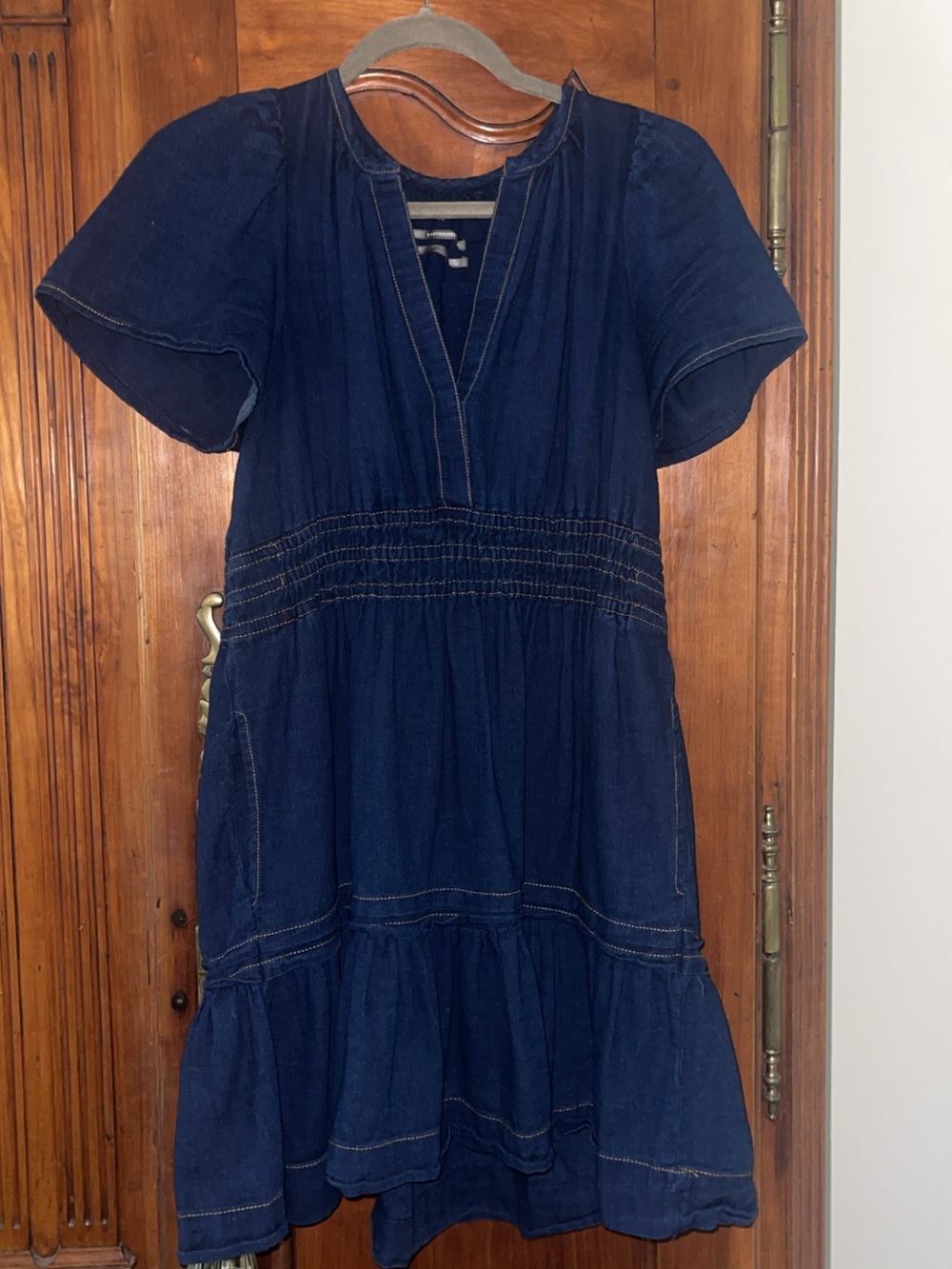 Somerset mini dress in denim